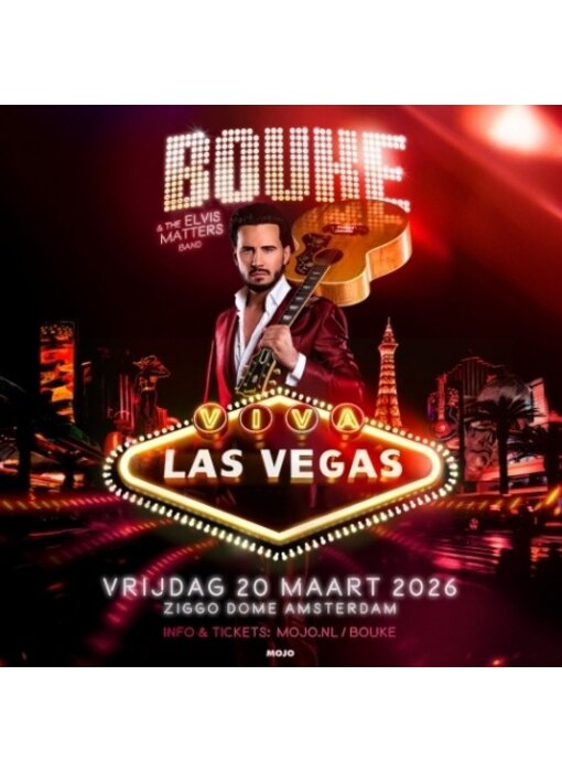 Ticket Bouke & ElvisMatters Band March 20, 2026 Ziggo Amsterdam
