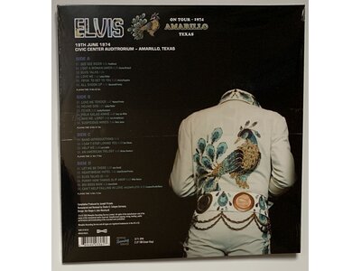MRS - Elvis On Tour 1974 Amarillo Texas - Clear Vinyl 2 LP Set