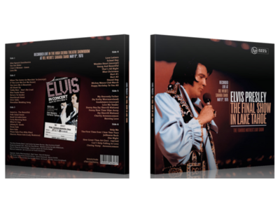 Elvis Presley The Final Show In Lake Tahoe 33RPM Colored Vinyl 3 LP Set - Reel Trax Label