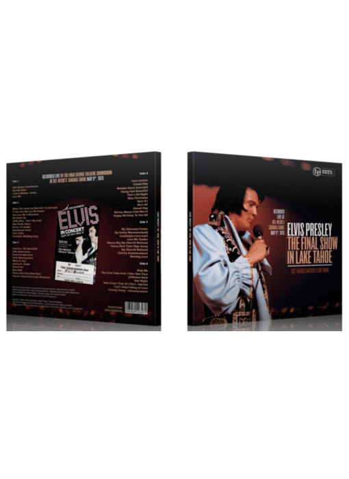 Elvis Presley The Final Show In Lake Tahoe 33RPM Colored Vinyl 3 LP Set - Reel Trax Label