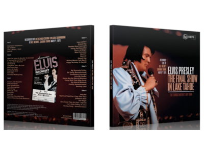 Elvis Presley The Final Show In Lake Tahoe 33RPM Black Vinyl 3 LP Set - Reel Trax Label