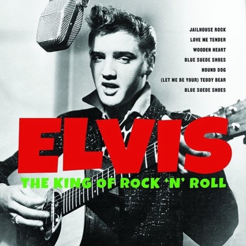 Elvis The King Of Rock 'n' Roll - Limited Edition Marble Vinyl Marathon Media Label 2 LP Set