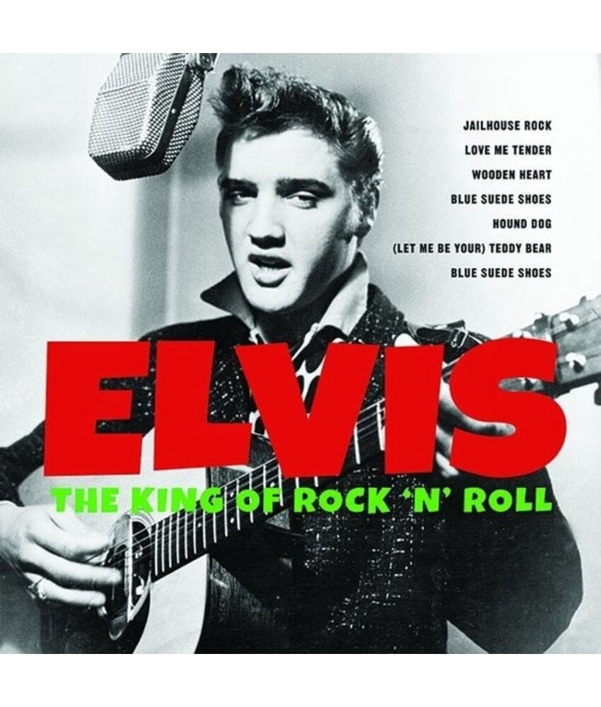 Elvis The King Of Rock 'n' Roll - Limited Edition Marble Vinyl Marathon Media Label 2 LP Set