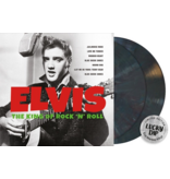 Elvis The King Of Rock 'n' Roll - Limited Edition Marble Vinyl Marathon Media Label 2 LP Set