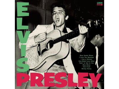Elvis Presley - His Debut Album On Green 10" Vinyl - 33 RPM Wax Time Label