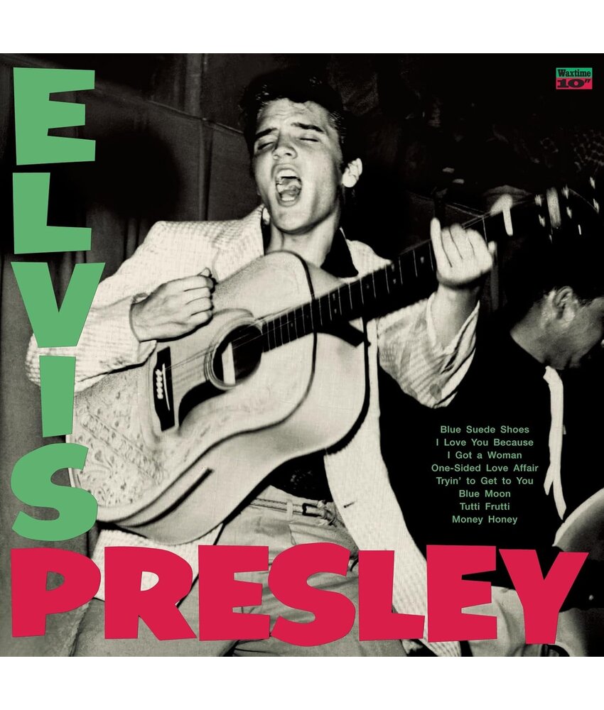Elvis Presley - His Debut Album On Green 10" Vinyl - 33 RPM Wax Time Label