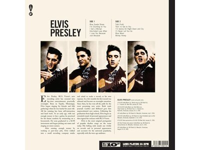 Elvis Presley - His Debut Album On Green 10" Vinyl - 33 RPM Wax Time Label