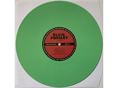 Elvis Presley - His Debut Album On Green 10" Vinyl - 33 RPM Wax Time Label