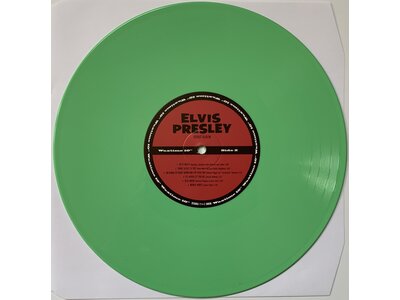 Elvis Presley - His Debut Album On Green 10" Vinyl - 33 RPM Wax Time Label