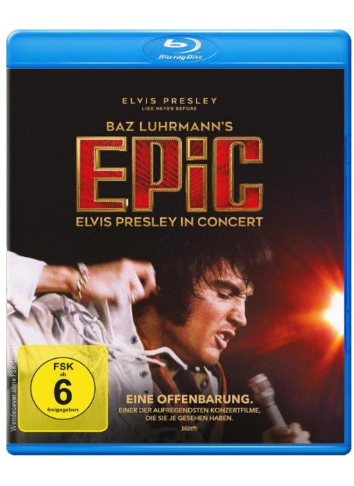 EPiC : Elvis Presley In Concert Original Motion Picture On Blu-Ray - Import
