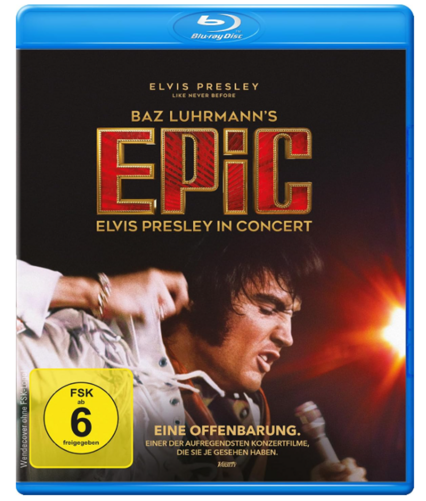 EPiC : Elvis Presley In Concert Original Motion Picture On Blu-Ray - Import