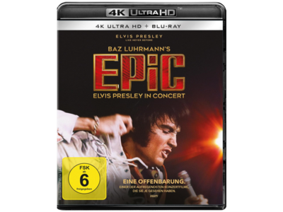EPiC : Elvis Presley In Concert Original Motion Picture On 4K Ultra HD - Import