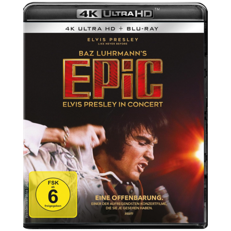 EPiC : Elvis Presley In Concert Original Motion Picture On 4K Ultra HD - Import