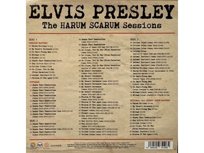 Elvis Presley The Harum Scarum Sessions - FTD 3-CD-set