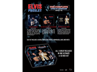 MRS - Elvis Presley The Complete Live & TV Anthology 1954-'61 - 6 CD Set
