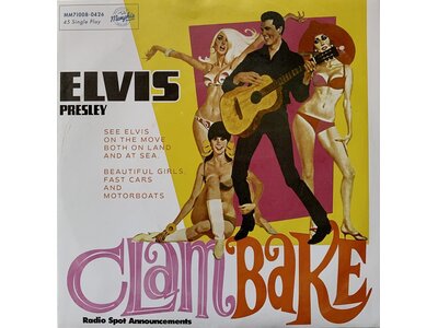 Elvis Presley - Clambake Movie Trailer - Red Vinyl 45RPM Memphis Mansion Label