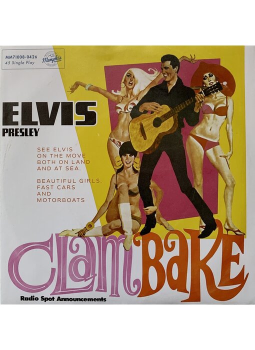 Elvis Presley - Clambake Movie Trailer - Red Vinyl 45RPM Memphis Mansion Label