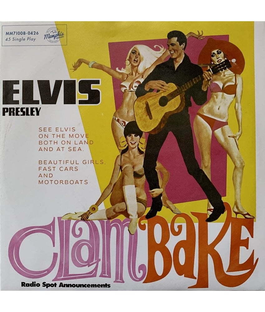 Elvis Presley - Clambake Movie Trailer - Red Vinyl 45RPM Memphis Mansion Label