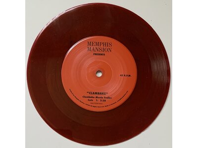 Elvis Presley - Clambake Movie Trailer - Red Vinyl 45RPM Memphis Mansion Label