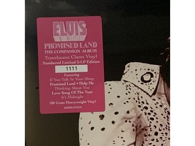 FTD Vinyl - Elvis Promised Land The Companion Album On Red Vinyl