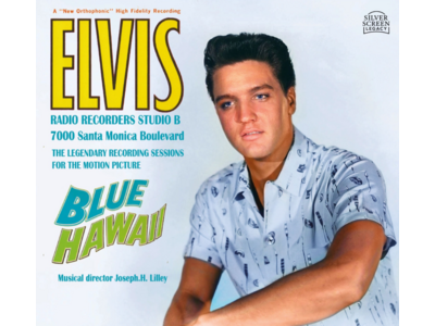 Elvis Blue Hawaii Recording Sessions Splatter Vinyl 33RPM Silver Screen Legacy