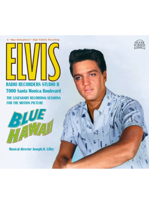 Elvis Blue Hawaii Recording Sessions Splatter Vinyl 33RPM Silver Screen Legacy