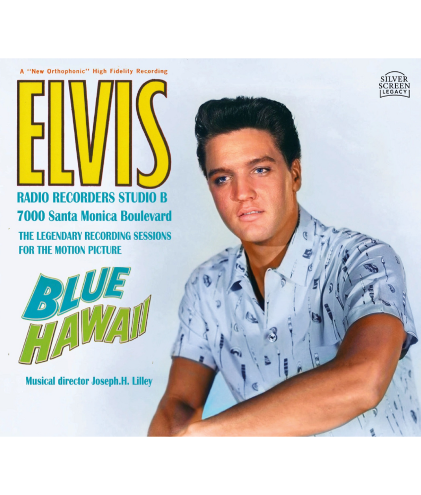 Elvis Blue Hawaii Recording Sessions Splatter Vinyl 33RPM Silver Screen Legacy
