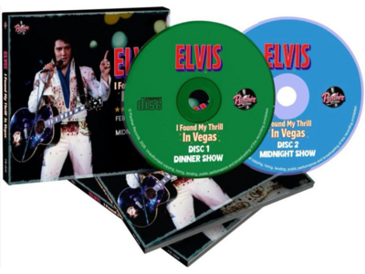 Elvis I Found My Thrill In Vegas 2 CD Set - Panther Records Label