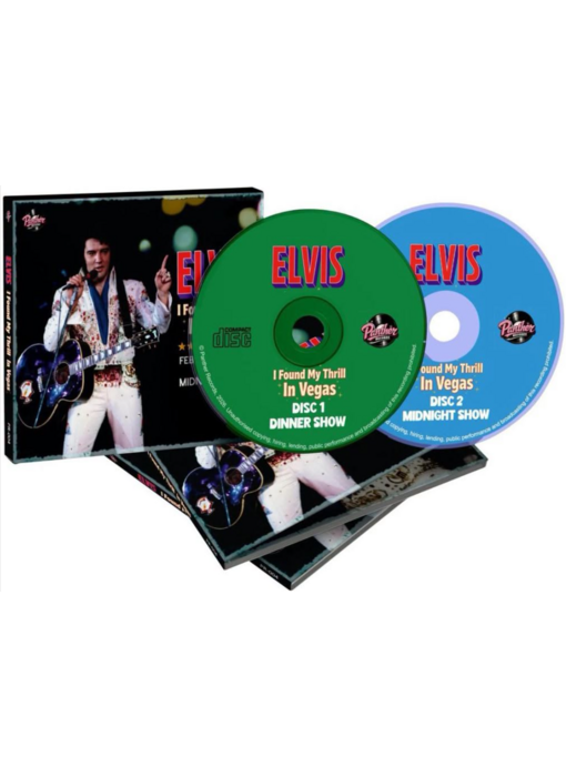 Elvis I Found My Thrill In Vegas 2 CD Set - Panther Records Label