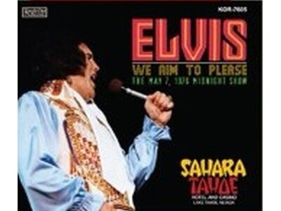 Elvis We Aim To Please 2 CD Set - Knock Out Records Label