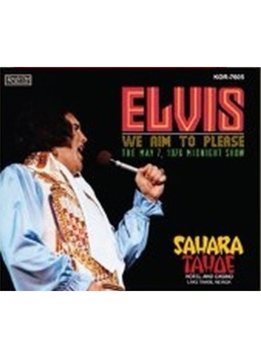 Elvis We Aim To Please 2 CD Set - Knock Out Records Label