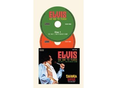 Elvis We Aim To Please 2 CD Set - Knock Out Records Label
