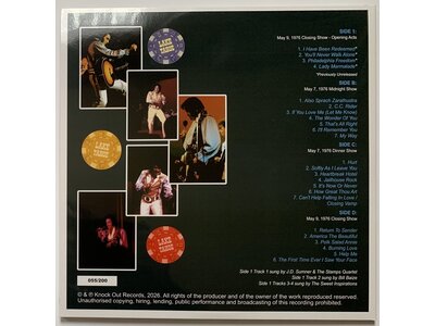 Elvis Now Del Webb's Sahara Tahoe The Highlights May 1976 2 LP Red Vinyl Set - Knock Out Records Label