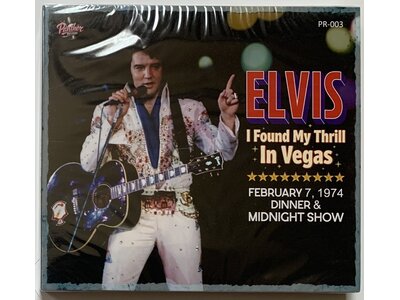 Elvis I Found My Thrill In Vegas 2 CD Set - Panther Records Label