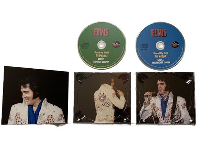 Elvis I Found My Thrill In Vegas 2 CD Set - Panther Records Label