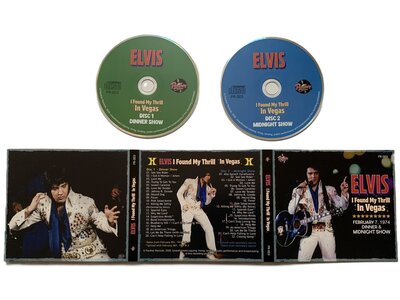 Elvis I Found My Thrill In Vegas 2 CD Set - Panther Records Label