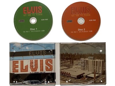 Elvis We Aim To Please 2 CD Set - Knock Out Records Label