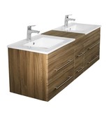 Badkamermeubel " Wega XL walnut "