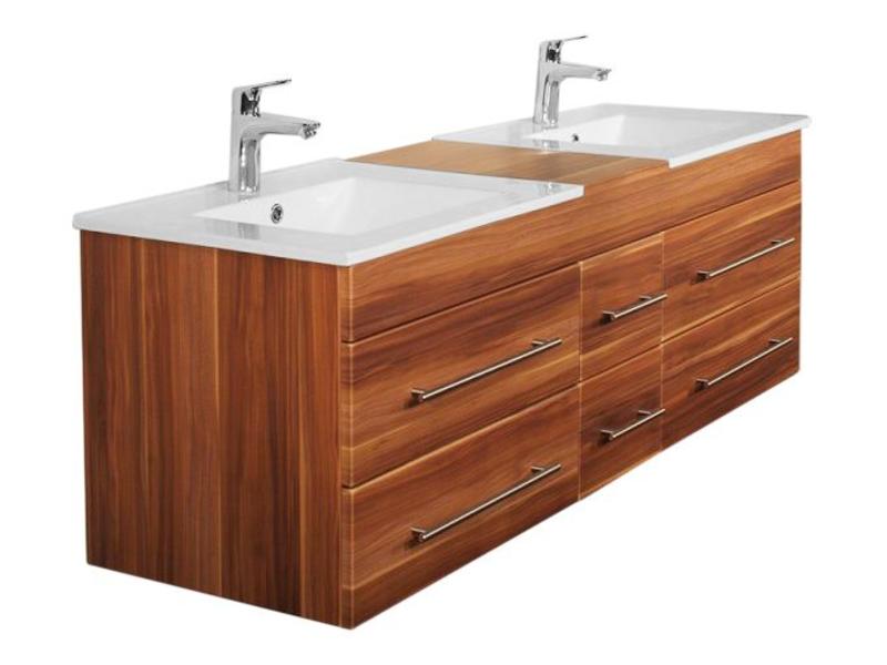 Badkamermeubel " Wega XL walnut "