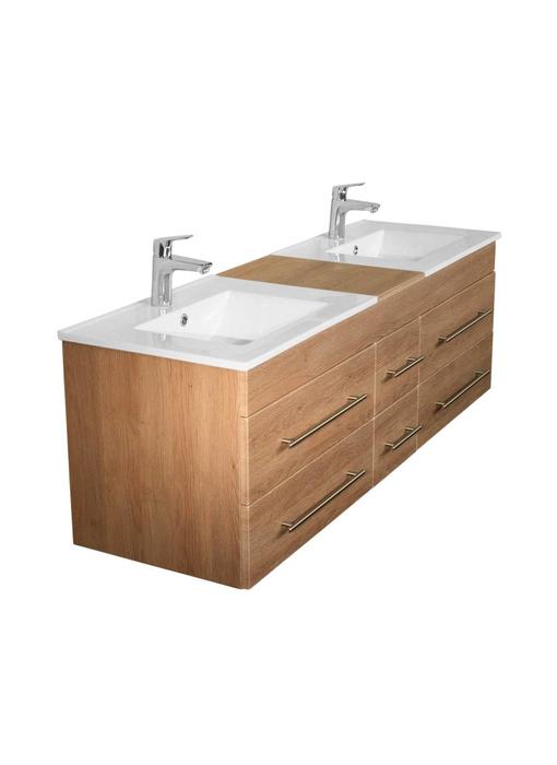 Badkamermeubel " Wega XL light oak "