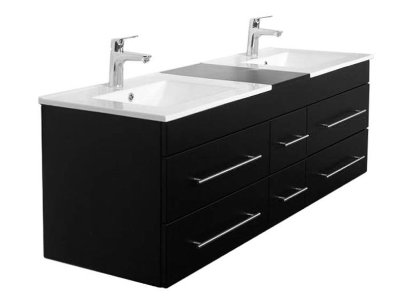 Badkamermeubel " Wega XL black "