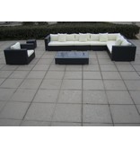 Loungeset " Blizzard Zwart "