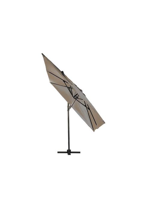 Parasol " Pellworm 3,0 x 3,0 m Bruin "