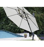 Parasol " Poel 3,5 m Grijs "