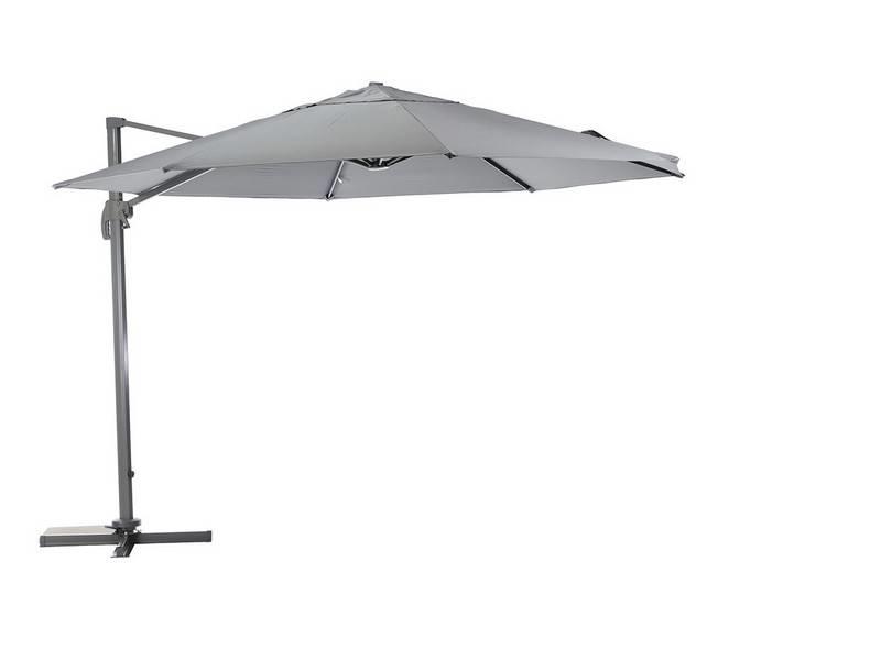 Parasol " Poel 3,5 m Grijs "