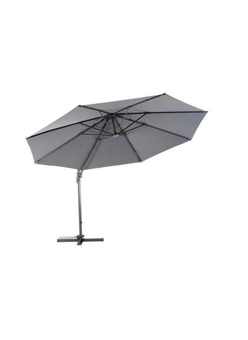 Parasol " Poel 3,5 m Grijs "