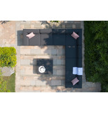 All weather Loungeset " Cubes Charcoal "