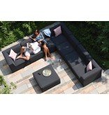 All weather Loungeset " Cubes Charcoal "