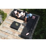 All weather Loungeset " Cubes Charcoal "