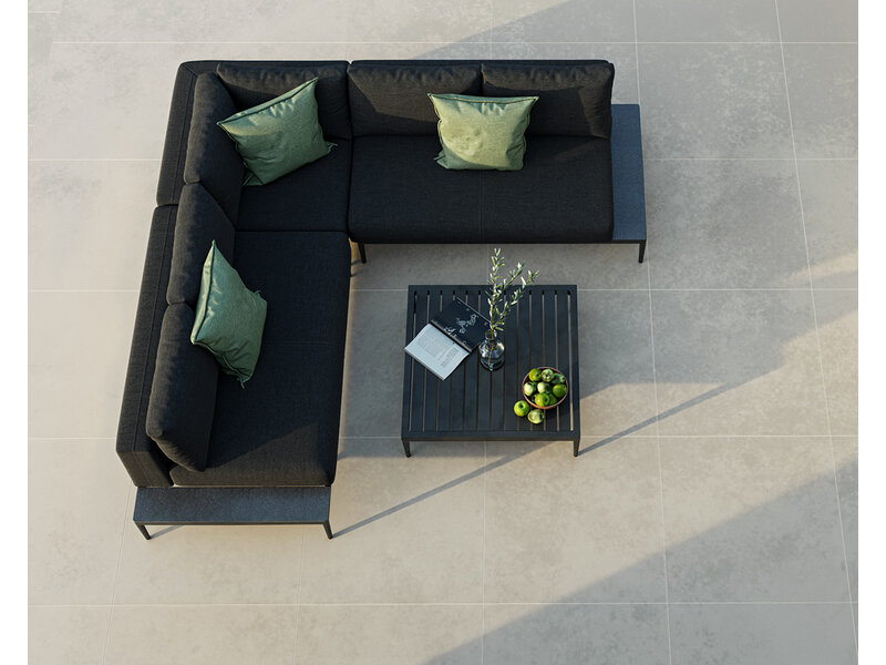 All weather Loungeset " Smooth Charcoal "